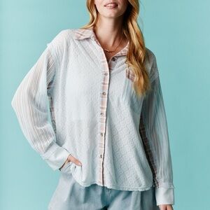 Fantastic Fawn White Button Down Shirt